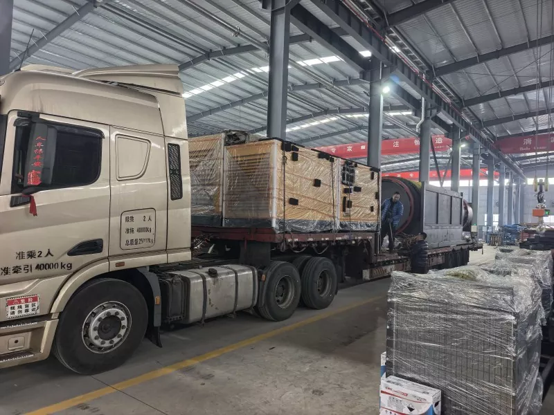 Jinqi Mining Machinery Rossiyaga barabanni ajratuvchi va qo‘llab-quvvatlovchi uskunalar partiyasini jo‘natadi